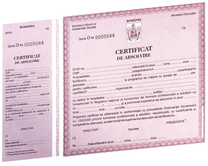 Certificat absolvire DESIGN INTERIOR (CURS ACREDITAT)