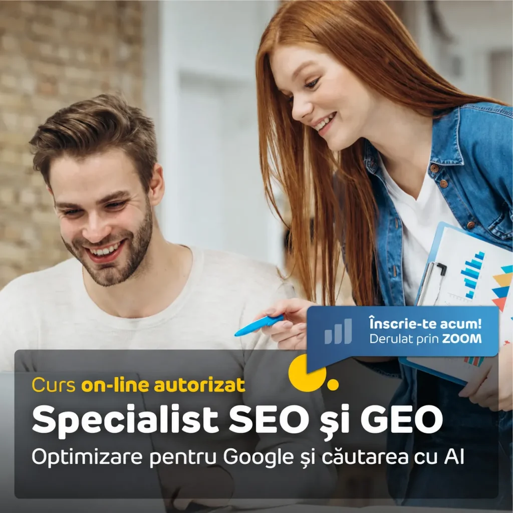Curs Specialist SEO și GEO online, autorizat - Centrul de Formare APSAP
